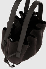 MINI SCALLOP TOTE SUEDE