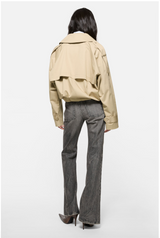 SHORT TRENCH COAT