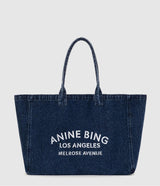 Leo Denim Tote - INK BLUE