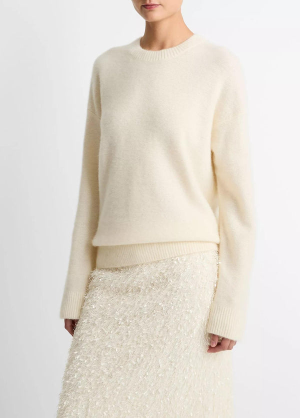 Plush Cashmere Crew Neck Sweater