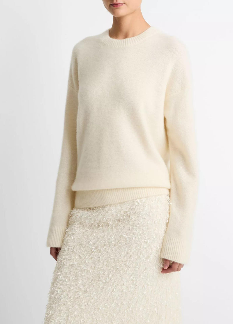 Plush Cashmere Crew Neck Sweater