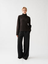 High Neck Wool Sweater