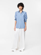 Sophie Shirt- Sky Blue Stripe
