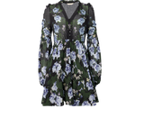 Georgette V-Neck Dress