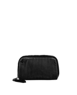 Medium Soft Padded Velour Clam Toalettmappe