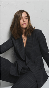 Francis Pinstripe Blazer