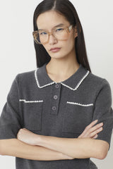 Polka Polo Sweater