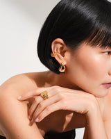 Twist Hoops Gold