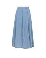 Denim Midi skirt