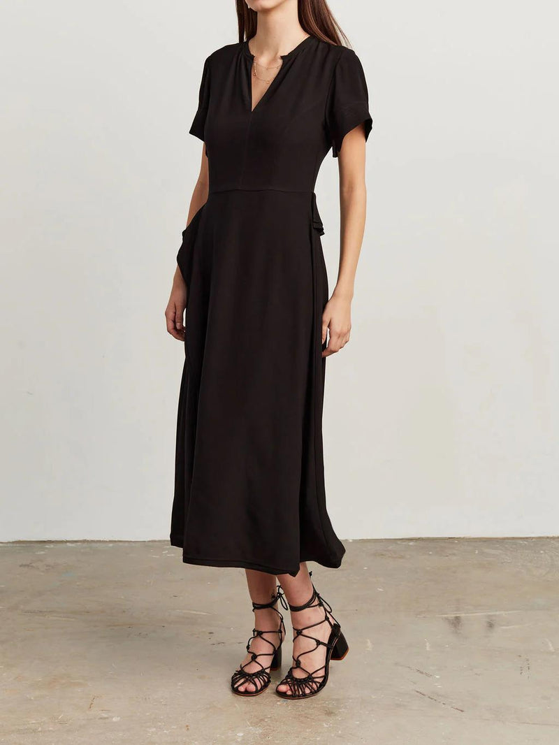 Nadya Short Sleeve Midi Dress