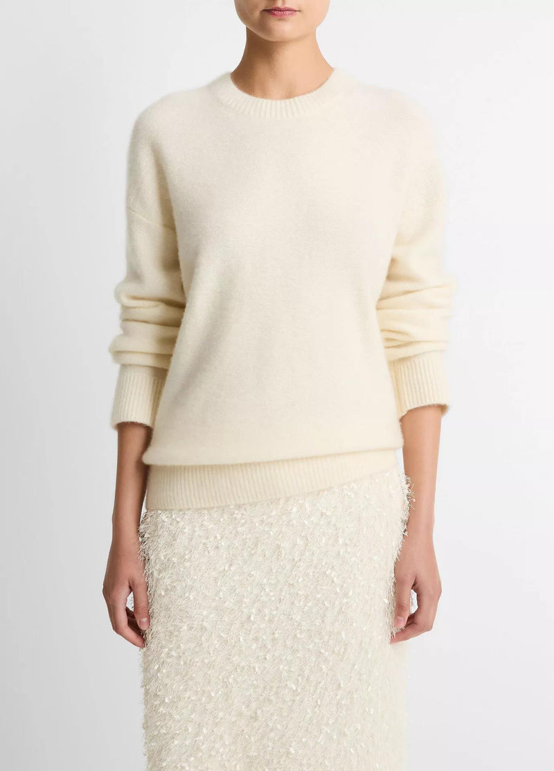 Plush Cashmere Crew Neck Sweater