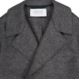 Women Dropped Shoulder D.B. Jacket Pressed Wool