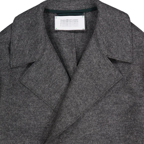 Women Dropped Shoulder D.B. Jacket Pressed Wool