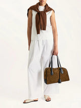 Rosa Printed Ostrich