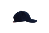 Wool Cap – Ullcaps fra Amundsen i Dark Navy, sett fra siden 
