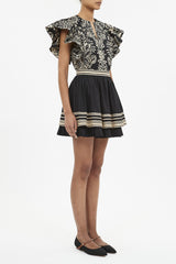 Severine Flutter Sleeve Top