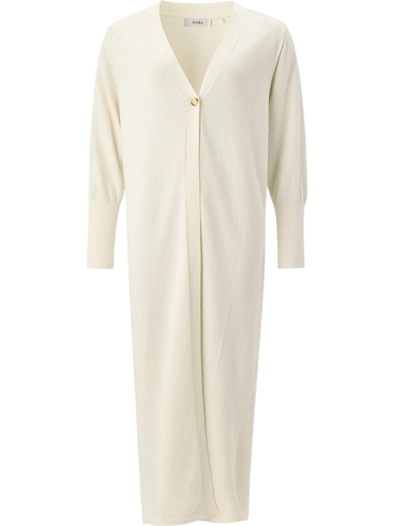 Cashmere Blend Long Cardigan