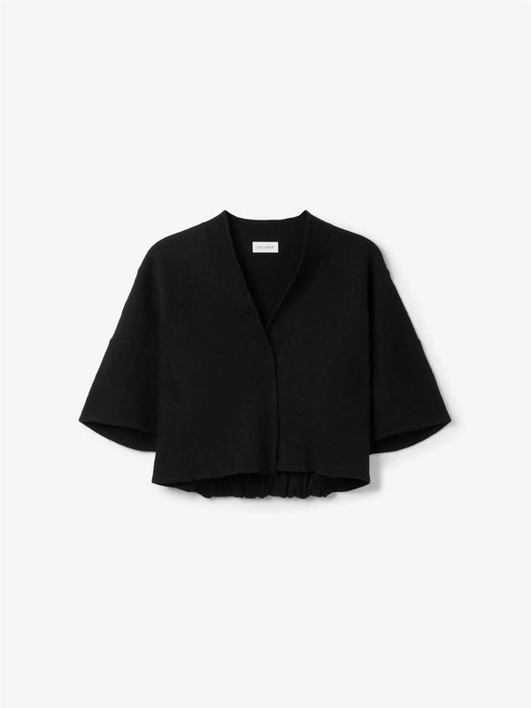 Short Wool Cardigan