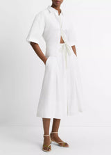 Canvas Tape Cotton Skirt