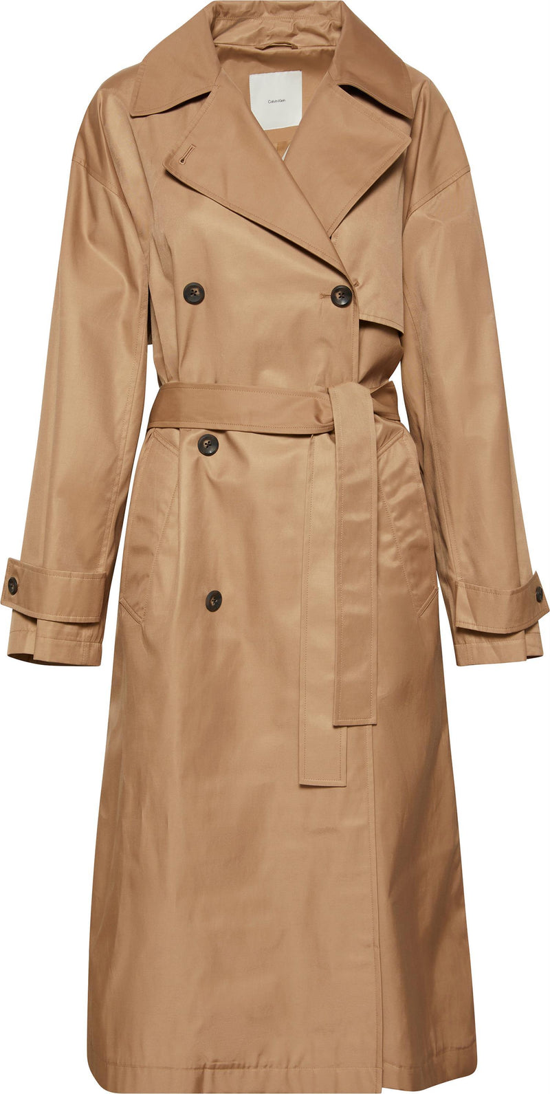 CLASSIC LONG COTTON TRENCH