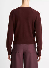Velvet-Trim Wool-Blend Cardigan