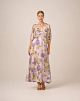 Cupro Rouching Dress