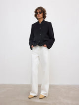 Short curved jacket
