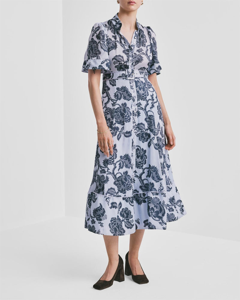 Organza Midi Dress
