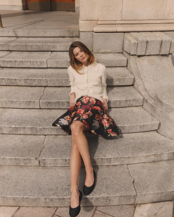 Taffeta Mini Skirt