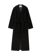 Wool robe coat