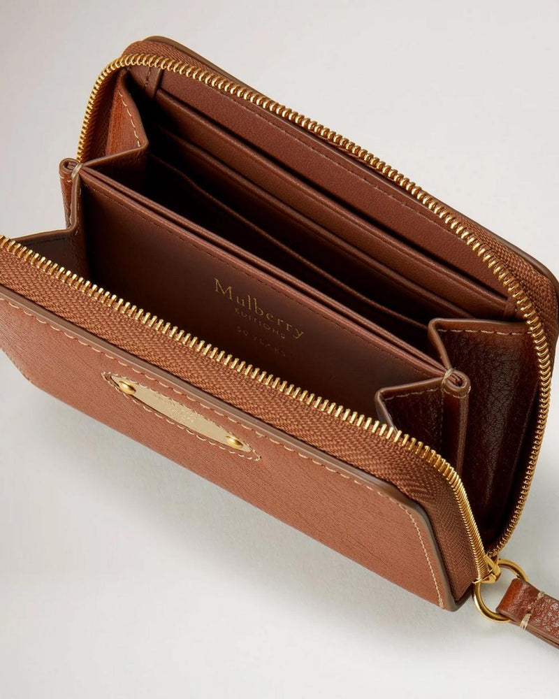 Plaque Small Zip Around Purse