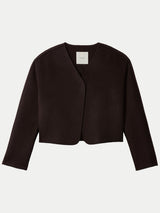 Short DF Wool Cardigan Jacket