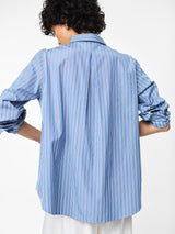 Sophie Shirt- Sky Blue Stripe