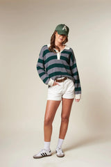 LEIGH Stripe POLO