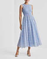 Broderie Anglaise Smocking Dress