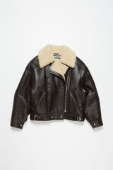 LEATHER SHEARLING JACKET