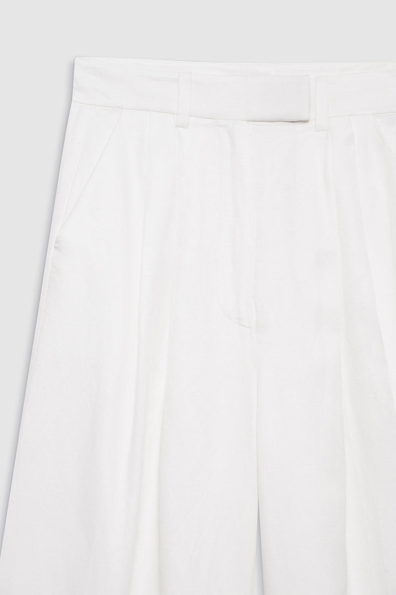 Lou Trouser - Ivory Linen Blend