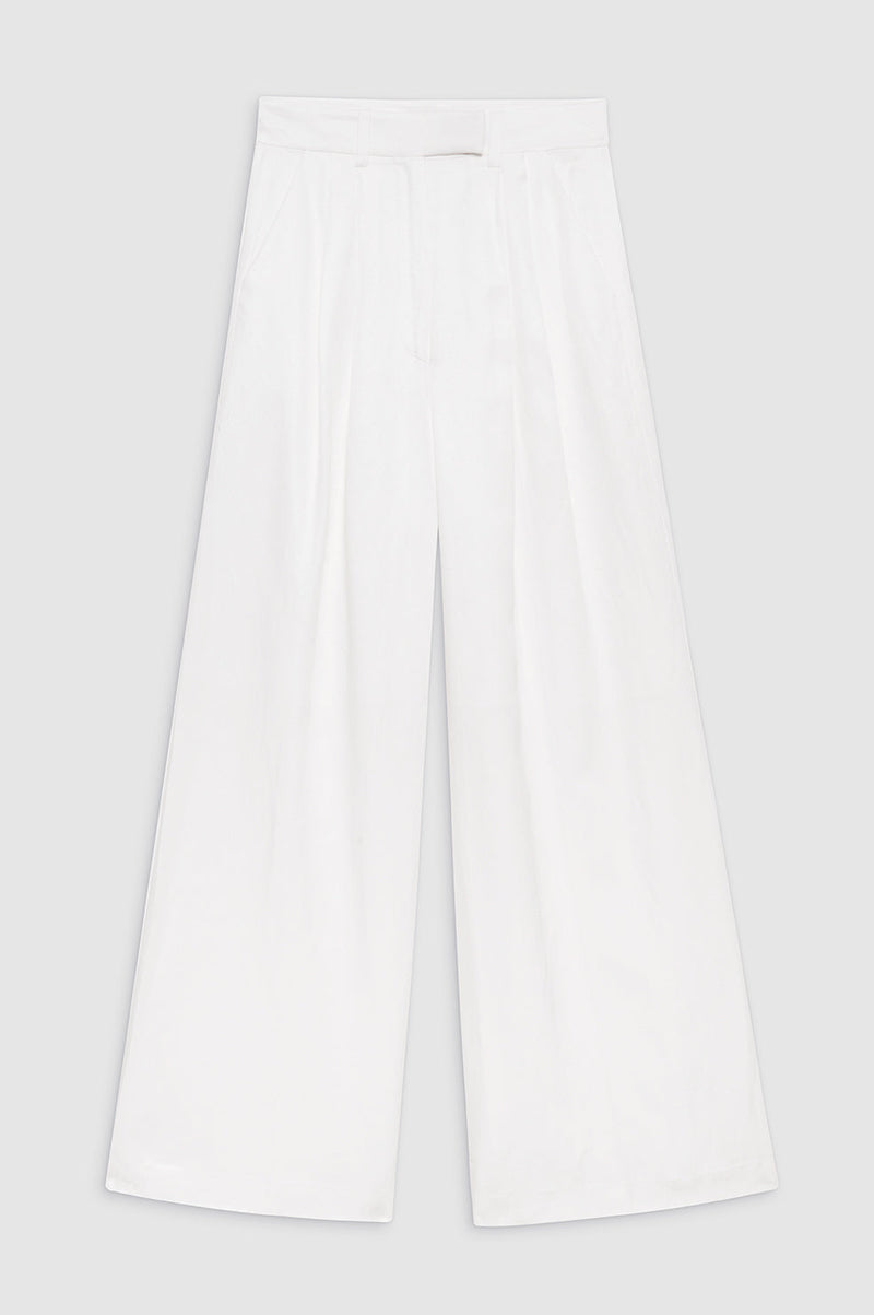 Lou Trouser - Ivory Linen Blend