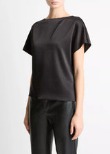 DRAPED DOLMAN SLV BLOUSE