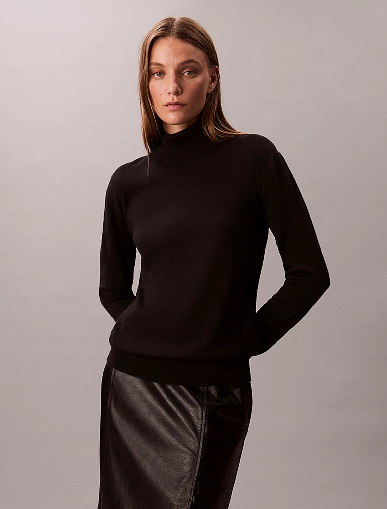 Merino Roll Neck Jumper