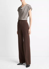 MID RISE TAILORED FLARE PANT