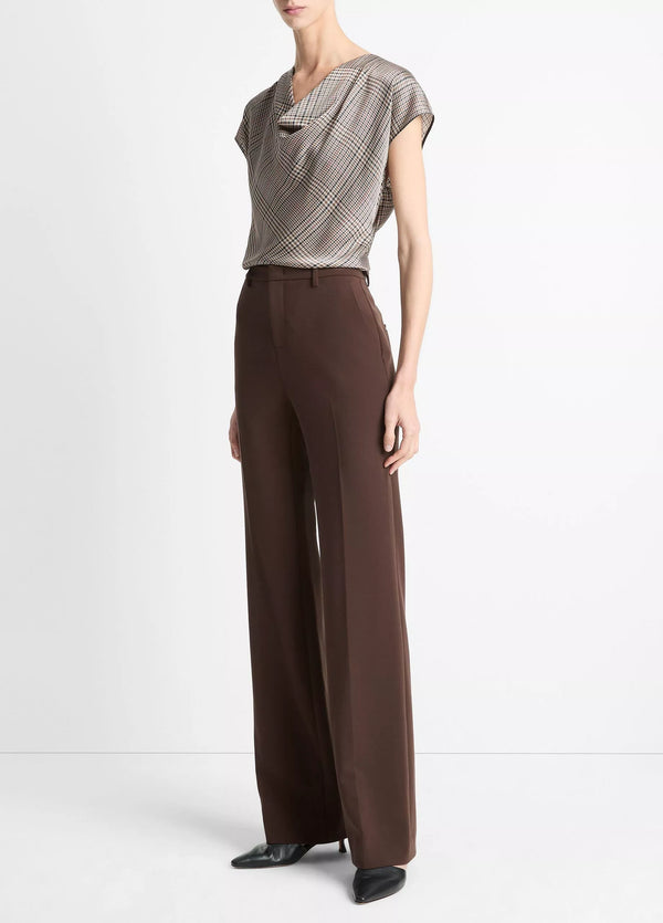 MID RISE TAILORED FLARE PANT