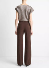 MID RISE TAILORED FLARE PANT