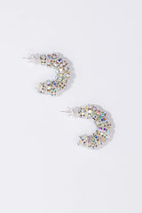 Mini Diamond Hoops