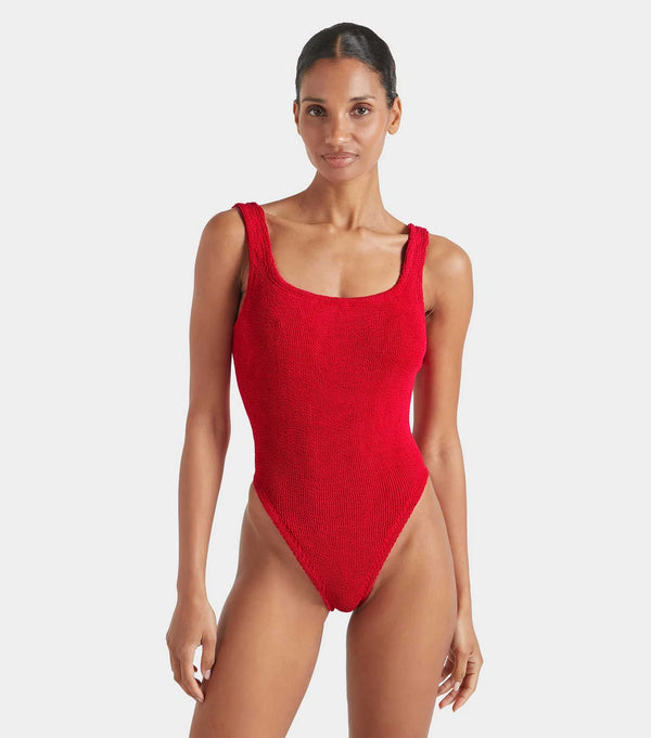 Square Neck Swim Crinkle