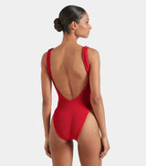 Square Neck Swim Crinkle