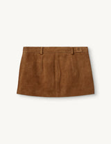 Suede Mini Skirt