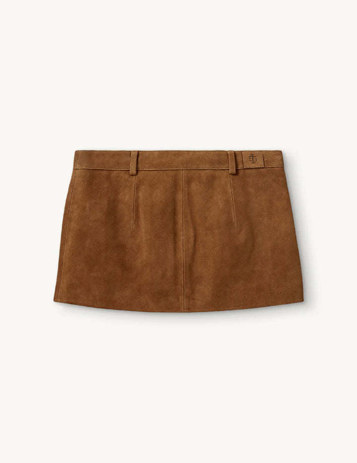 Suede Mini Skirt