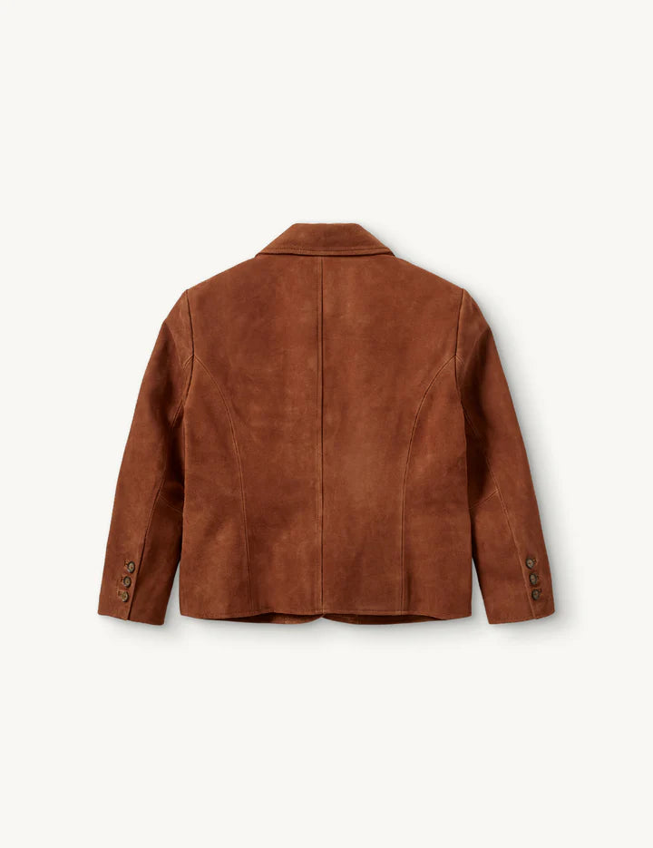 Suede Fitted Jacket