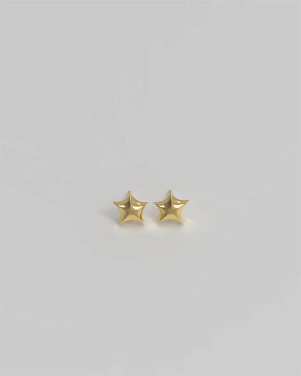 18K Star Ear Stud Plated